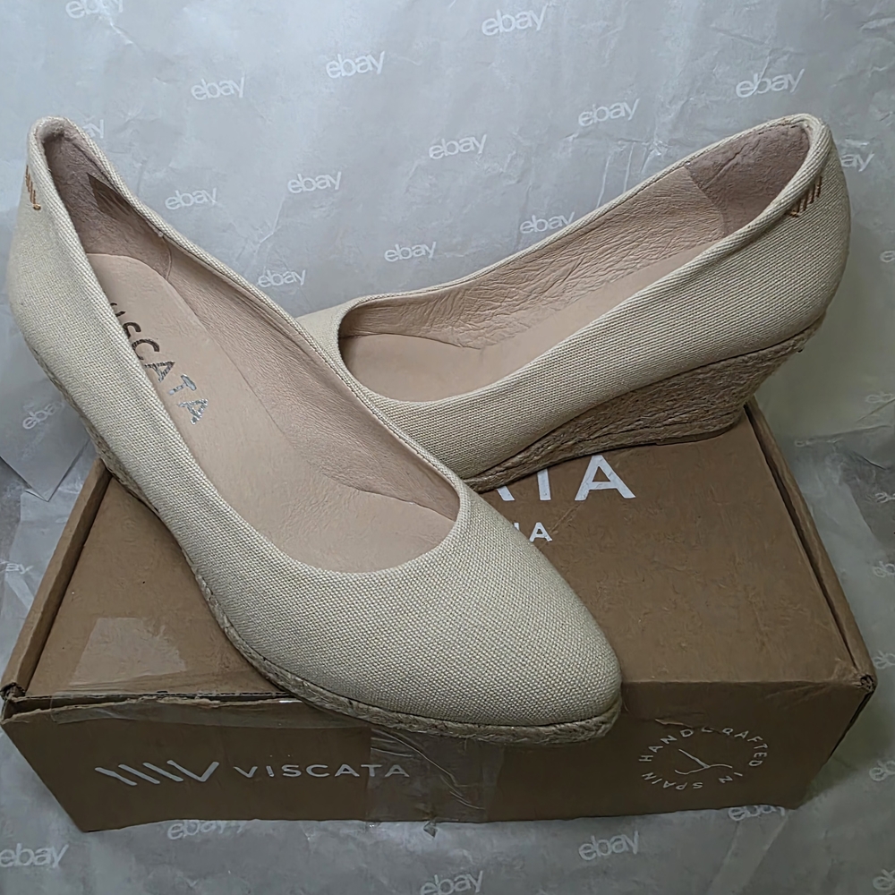 Viscata Women's Tan Espadrille Wedges